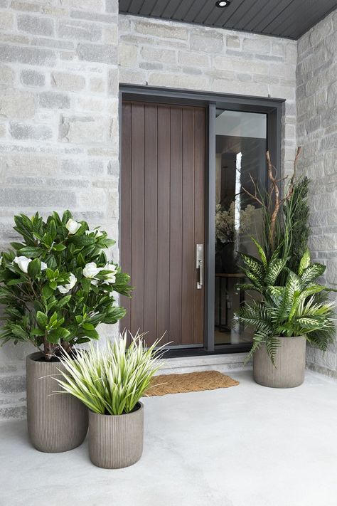 Whether you prefer colorful blooms or lush greenery, our collection of outdoor plant pots for the front door provides the perfect accent to elevate your home's curb appeal.

#FrontDoorDecor #OutdoorPlantPots #EntrywayElegance #FrontDoorFlowers #HomeEntrance #OutdoorDecor #CurbAppeal #GardenStyle Front Door Pots Plants Entrance, Pots Front Door, Front Door Pots, Faux Outdoor Plants, Outdoor Plant Pots, Entryway Outdoor, Front Door Plants, Front Door Planters, Front Porch Plants