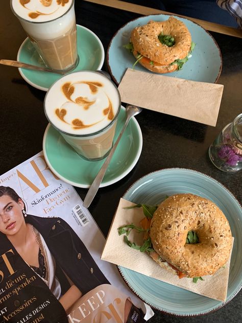 #cafe #berlin #germany #kreuzberg #coffee #bagels #magazine #breakfast #brunch #food #inspo #aesthetic Berlin Germany Food, Food Inspo Aesthetic, Coffee Dates Aesthetic, Berlin Cafe, Berlin Aesthetic, Döner Kebab, Germany Food, Berlin Food, Brunch Food