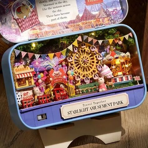 Temu Craft Birthday Party, Box Theatre, Diy Educational Toys, Mini Iron, Dollhouse Miniatures Diy, Model Hobbies, Mini Craft, Dollhouse Kits, Miniature Diy