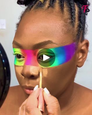 230K views · 1.9K reactions | Unbelievable eye makeup that looks like a filter | Dramatic rainbow eye makeup tutorial | By Fabiosa UK | Facebook Kid Makeup Looks, Makeup Ideas Rainbow, Rainbow Eye Makeup, Rainbow Eyes, Christmas Crafts For Kids To Make, Crazy Eyes, Kids Makeup, Stage Makeup, Christmas Crafts For Kids