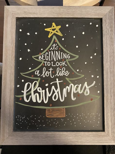 Days Until Christmas Chalkboard, Cute Christmas Chalkboard Ideas, Christmas Whiteboard Art, Easy Christmas Chalkboard Art, Holiday Chalkboard Ideas, Winter Chalkboard Art Ideas, Christmas Blackboard Ideas, Chalkboard Art Winter, December Chalkboard Ideas