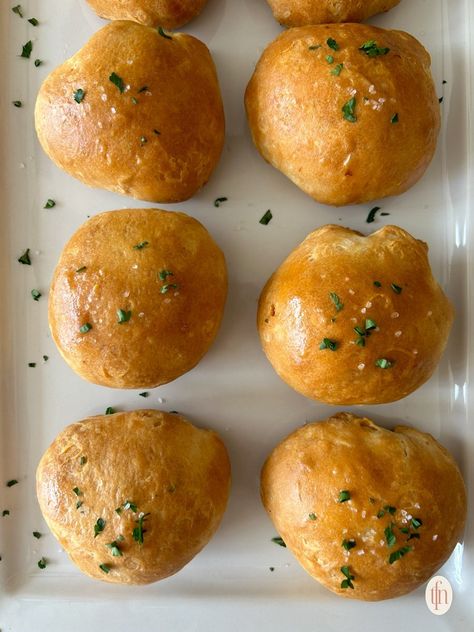 Buffalo Chicken Bombs are the perfect five-ingredient, 30-minute meal. Try these biscuit bombs for a weeknight dinner or after-school snack. Buffalo Chicken Biscuits, Buffalo Chicken Bombers Recipes, Buffalo Chicken Bombshell, Chicken Bomb, Boudin Balls Recipe, Buffalo Chicken Nuggets, Pillsbury Biscuit Recipes, Boudin Balls, Chicken Biscuit