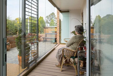 Winter Garden Architecture, Architecture Apartment, Senior Living Facilities, University Of Sheffield, Elderly Home, Apartment Architecture, Garden Architecture, Lounge Design, Nursing Home