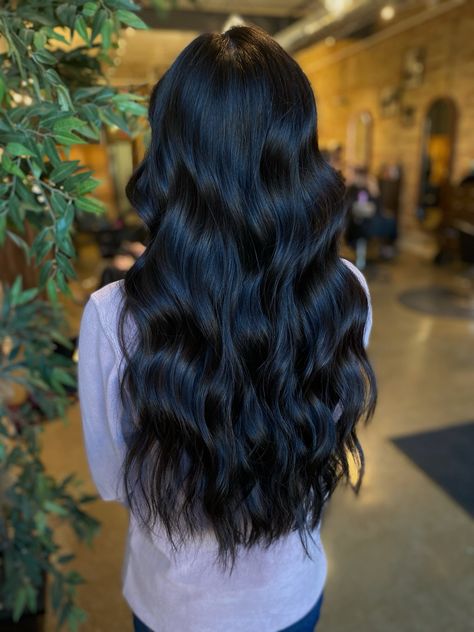 Rich darkest brown / black Darkest Brown Hair, Dark Brown Long Hair, Deep Brunette, Rich Brunette, Long Dark Hair, Beautiful Long Hair, Dark Brown Hair, Brunettes, Dark Hair