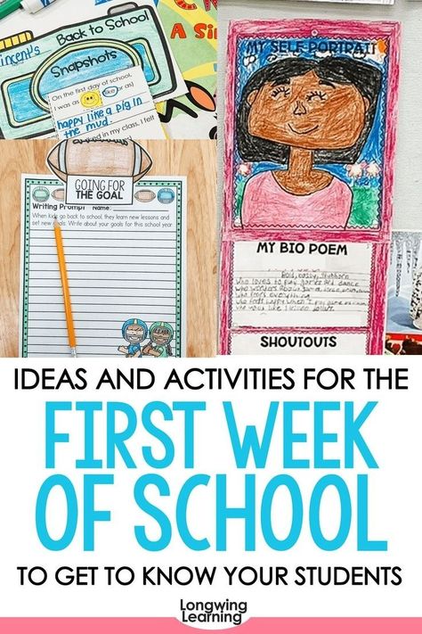 Get kids excited and ready for school on the first day by introducing them to back-to-school activities. Here are five ideas for fourth-grade teachers to get the first week off to a good start. Fifth Grade First Day Of School, First Week Of 4th Grade Activities, First Day Fourth Grade, First Week Of School 4th Grade, First Day Of Fourth Grade Activities, Back To School Fourth Grade, First Week Of School Ideas 4th Grade, 4th Grade First Day Of School, 4th Grade Beginning Of Year Activities