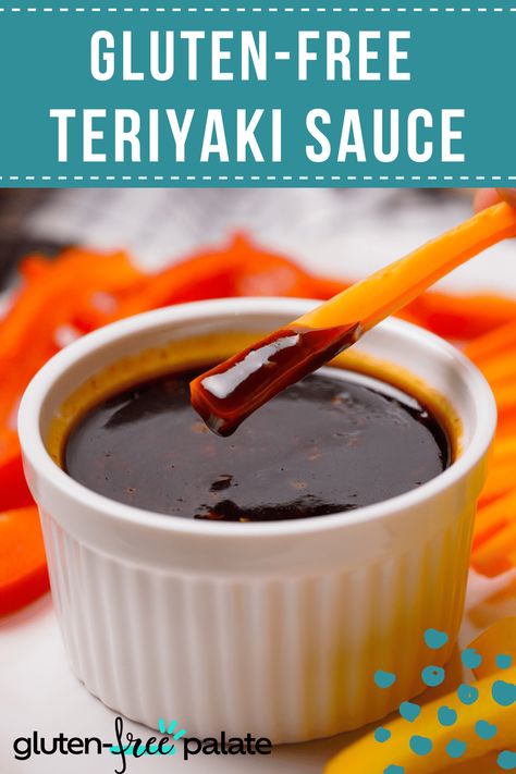 Gluten Free Teriyaki Sauce Recipe, Terriyaki Sauce, Gluten Free Teriyaki, Gluten Free Teriyaki Sauce, Gluten Free Chinese Food, Gluten Free Chinese, Pollo Teriyaki, Gluten Free Sauces, Teriyaki Sauce Recipe