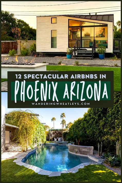 Looking for fabulous places to stay in Phoenix, Arizona? Here are 12 great Airbnbs in Phoenix + the top things to do in Phoenix during your Arizona vacation! I where to stay in Phoenix I… Arizona Airbnb, Casa Grande Arizona, Things To Do In Arizona, Phoenix Vacation, Beautiful Places In Usa, Arizona Vacation, Arizona Landscape, Nevada Travel, Visit Usa