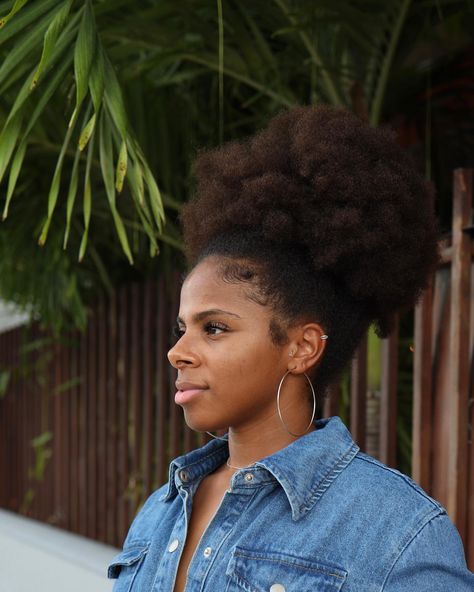 When the Miami humidity reverts the hell out of your blow out but you get the perfect high puff 😍🤌🏽 A win is a win! — #naturallyshesdope… | Instagram Natural Hair Styles Baddie, Curly Hairstyles Afro, Blow Dried Natural Hair, Hair Styles Baddie, Hairstyles For Black Women Quick, Baddie Curly Hairstyles, Blow Dry Natural Hair, A Win Is A Win, Hairstyles Afro