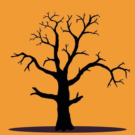 Simplicity halloween dead tree freehand drawing silhouette Dead Tree Drawing, Drawing Silhouette, Silhouette Sketch, Freehand Drawing, Dead Tree, Tree Templates, Spooky Trees, Leaf Silhouette, Tree Graphic