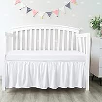 Girls Bedspreads, White Crib Bedding, Crib Bed Skirt, Mini Crib Bedding, Soft Nursery, Ruffle Crib Skirt, Crib Bed, White Crib, Ruffle Bed Skirts