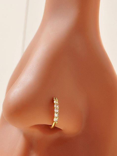 Gold nose pin