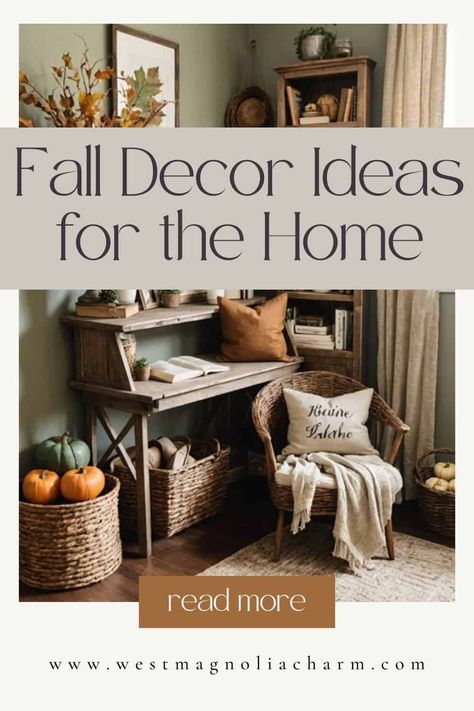 Cozy Autumn Vibes: Fall Decor Ideas - West Magnolia Charm Fall Hall Tree Decor, Hall Tree Decor, Natural Elements Decor, Fall Candle Scents, Budget Friendly Decor, Fall Decor Ideas, Inviting Home, Hall Tree, Color Worksheets