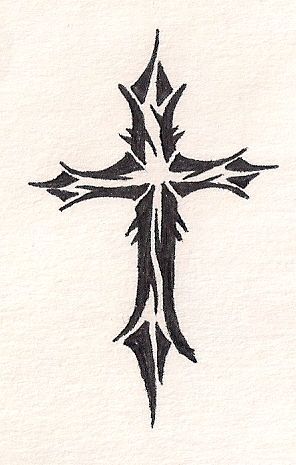 Cross by AerynPhoenix on DeviantArt Cool Cross Tattoos, Unique Cross Tattoos, Simple Compass, Small Cross Tattoo, Tattoo Design For Hand, Cross Drawing, Aquarius Tattoo, Grunge Tattoo, Sigil Tattoo