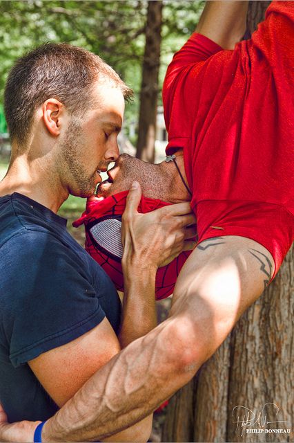 Love has no gender and being gay is a blessing. ♥♥ Guy  Chris http://www.youtube.com/user/LGBTparNatureAussi	 https://www.facebook.com/guychris.lgbtnature https://www.facebook.com/LgbtParNatureAussi https://twitter.com/LGBTparNature http://about.me/LGBTparNatureAussi Upside Down Kiss, Spiderman Kiss, Man Gay, Men Kissing, Gay Romance, Same Love, The Embrace, Intj, Gay Love