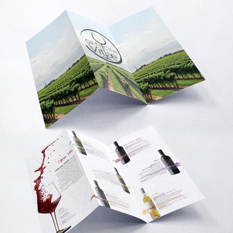 Wine Brochures, Wine Company, Wine Bottle Design, Graphic Design Brochure, Wine Event, Creative Flyer Design, Wine Design, Custom Postcards, Creative Flyers