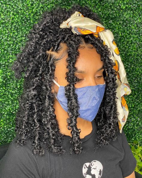 Bob Faux Locs, Short Butterfly Locs, Butterfly Locks, Faux Locs Crochet Braids, Butterfly Locs Crochet Hair, Butterfly Locs Crochet, Faux Locs Crochet, Short Box Braids Hairstyles, Girl Heaven