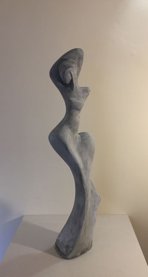 Sculpture Clay Abstract, Sculpture Art Clay Abstract, Abstract Figurative Sculpture, Concrete Art Sculpture, Curvy Sculpture, Emotional Sculpture, Abstract Clay Art, Minimalistic Sculpture, Abstract Clay Sculpture