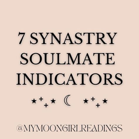 ⋆⁺₊⋆ ☾ ⋆⁺₊⋆ ☁︎ on Instagram: "7 Synastry Soulmate Indicators 😍💍🧬♾ My first synastry post 🥳🤍 Do you have any of these in your synastry charts with your person? 💭 *EDIT*: The North Node slide, please excuse my typo. Each planet conjunction description is correct but I accidentally wrote “The Sun person” for Mercury, Venus & Pluto. Please pretend it says the actual planet names 🫠Thank you for all the love on this post 😁🤍 • follow @mymoongirlreadings 🕯🖤 for more astrology content • #zodia Soulmate Indicators Astrology, Venus Conjunct Pluto, Soulmate Astrology, Astrology Synastry, Sun Person, Synastry Astrology, Synastry Chart, Planet Names, North Node