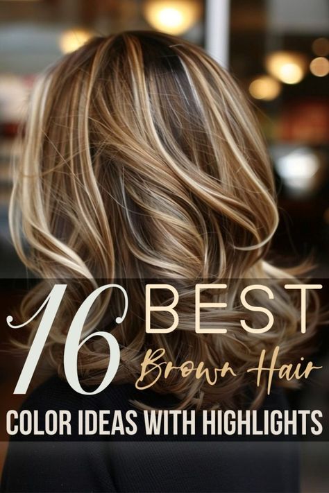 If you’re considering a fresh change for your hairstyle, whether it’s a completely new haircut or a stunning color transformation, you’re in the right place. This article will guide you through the exciting possibilities of choosing a brownish hair color with highlights, helping you to achieve a vibrant and stylish look that reflects your personality. Brownish Hair Color, Best Brown Hair Color, Medium Hair Highlights, Hair Color Ideas With Highlights, Brownish Hair, Hair Color With Highlights, Dark Brown Hair With Blonde Highlights, Color With Highlights, Medium Length Brown Hair