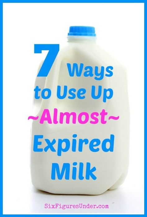 🥛 7 Smart Ways to Use Almost Expired Milk (Don't throw it out!) - Six Figures Under Recipes Using Old Milk, Recipes To Use Up Sour Milk, What To Do With Old Milk, Recipes That Use Whole Milk, Spoiled Milk Uses, 1% Milk Recipes, Old Milk Recipes, What To Do With Sour Milk, How To Use Up Milk