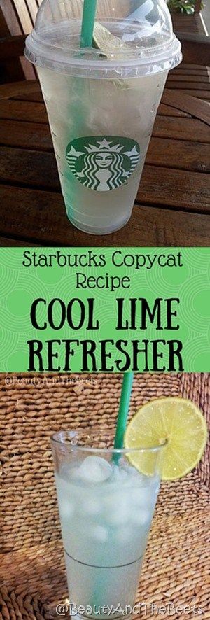 Cool Lime Refresher copycat recipe #Starbuckscopycat #MeatlessMonday #Coollimerefresher Cool Lime Refresher Recipe, Cool Lime, Starbucks Diy, Lime Recipes, Copycat Starbucks Recipes, Diy Drinks, Starbucks Drinks Recipes, Starbucks Copycat, Starbucks Recipes