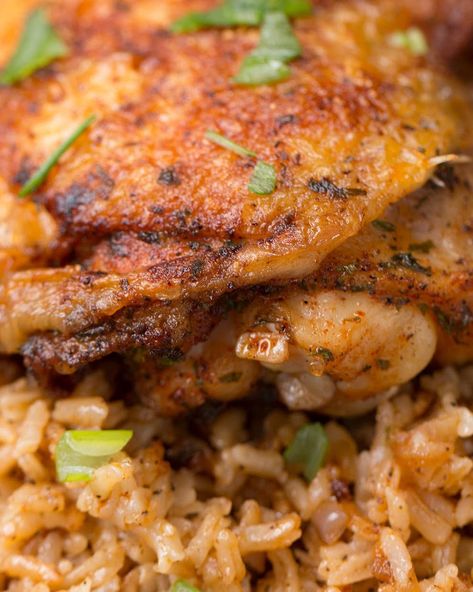 Chicken Paprika, Rice Bake Recipes, Chicken Rice Bake, Chicken And Rice Dishes, Rice Bake, Paprika Pepper, Paprika Chicken, Chicken And Rice, Chicken Rice