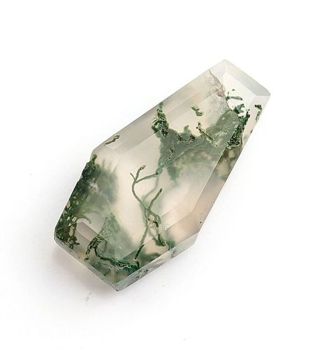 Green Moss Agate Coffin Shape Faceted Loose Gemstone, Wholesale Healing Crystal For Engagement Ring, Natural Cut Gemstone, 14X7 mm, 3.20 Ct. by TheOceangemsStudio on Etsy Coffin Shape, Green Stones, Picture Style, Photo Style, Green Gifts, Agate Crystal, Green Crystals, Green Stone, Agate Stone