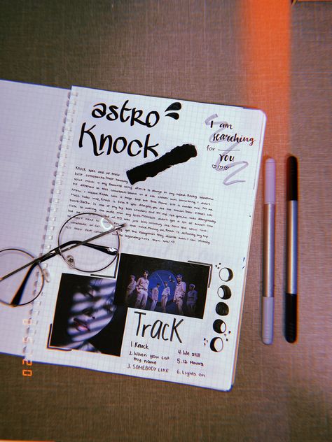 Astro Journal, Wallpaper Reference, Astro Songs, Astro Aesthetic, Ideas Journal, Kpop Journal, Journal 3, Journal Inspo, Bullet Journal Spread