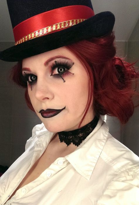 Chrix Design: Ringmaster Ring Master Makeup Circus, Circus Master Makeup, Ring Leader Costume Womens, Ring Leader Makeup, Ring Master Costume Womens, Ring Master Makeup, Female Ringmaster, Ringmaster Makeup, Ring Leader Costume