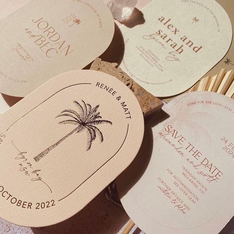 Invitation Beach Wedding, Tropical Save The Date Ideas, Cabo Save The Date, Ibiza Wedding Invitations, Save The Dates Destination Wedding, Wedding Destination Invitations, Beachy Save The Date Ideas, Beach Aesthetic Wedding, Tropical Wedding Stationery