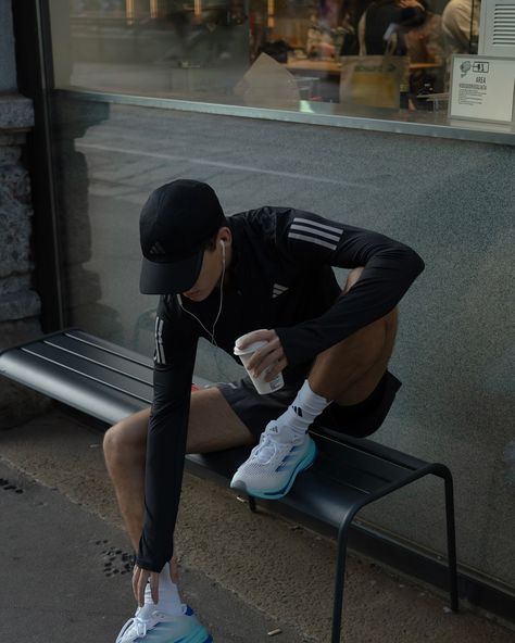 running on coffee… literally #adidasSupernova #ZalandoStyle @adidasrunning @zalando ad Fitness Man Aesthetic, Gym Fit Men Aesthetic, Man Running Aesthetic, Running Aesthetic Men, Mens Running Outfit, Men Workout Outfits, Running Aesthetic Fitness, Running Outfits For Women, Workout Outfits Men