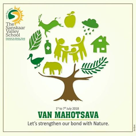 The festival of trees, Van Mahotsav is celebrated every year in India from 1st July to 7th July to raise awareness about importance of forests in our lives. This Van Mahotsav week, let’s plant trees and saplings to make our future healthy and conserve our forests. #vanmahotsav #TSVS #SopaanStudents #ShikharStudents #PranganStudents #AadharStudents #SVN Van Mahotsav Slogan, Van Mahotsav Poster Ideas, Van Mahotsav Board Decoration, Vanmahotsav Posters, Van Mahotsav Posters, Tree Slogan, Festival Of Trees, Senior Secondary School, School Board Decoration