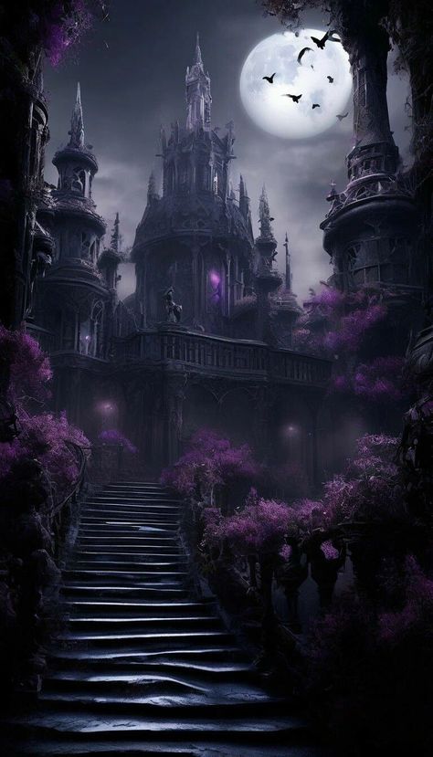 Victorian Gothic Castle, Gothic Landscape, Witches Castle, Castle Illustration, Dark Castle, Book Cover Design Inspiration, Gothic Castle, Castle Aesthetic, Anime City