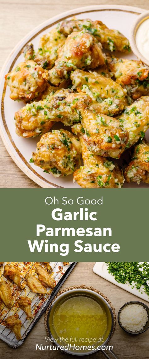 Wing Stop Garlic Parmesan Sauce, Keto Garlic Parmesan Chicken Wings, Keto Garlic Parmesan Wings, Lemon Garlic Parmesan Chicken Wings, Chicken Wing Tossing Sauce, Applebees Garlic Parmesan Wings, Chicken Parmesan Wings, Best Homemade Wing Sauce, Best Wing Flavors