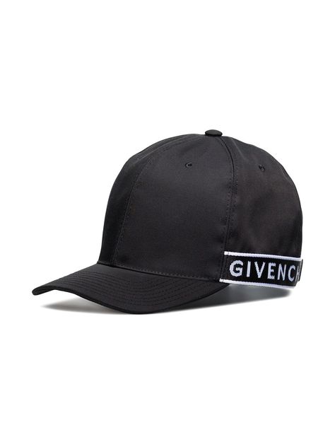 Givenchy Logo Intarsia Cap - Farfetch Givenchy Cap, Givenchy Fashion, Givenchy Logo, Designer Hats, Fashion Man, Black Canvas, Baseball Caps, Hat Designs, World Of Fashion