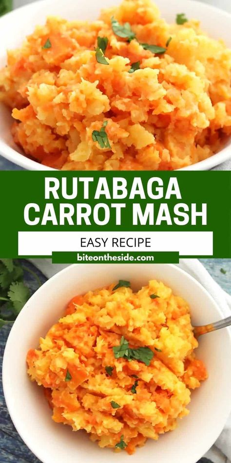 Mashed Turnips And Carrots, Carrot And Rutabaga Mash, Turnip Carrot Casserole, Carrot And Turnip Mash, Rutabaga Casserole Recipes, Turnip And Carrot Recipes, Mashed Turnip Recipes, Mashed Rutabaga Recipes, Veg Bake