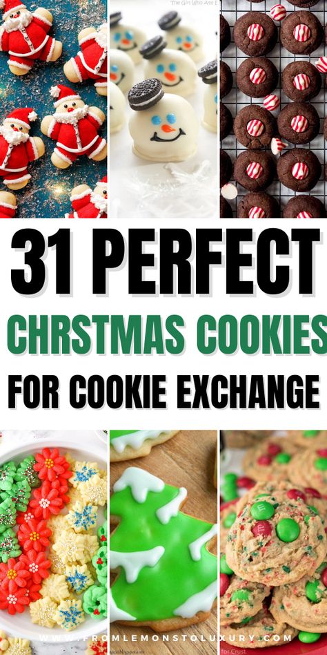 Christmas is a time for family, friends, and of course, cookies. One of the most beloved holiday traditions is the cookie exchange, where everyone brings their favorite cookies to share with others. However, finding the perfect cookie recipe can be a challenge. That’s why Parade has compiled a list of 31 easy Christmas cookies for a cookie exchange.

Easy Christmas Cookie Recipes, Christmas Cookie Decorating Party, Christmas Cookie Box, Christmas Cookie Recipes Cookie Swap Cookie Ideas, Cookie Party Cookie Ideas, Christmas Assorted Cookies, Holiday Treat Exchange Ideas, Christmas Cookies For A Cookie Exchange, Christmas Cookies Contest, Cookie Walk Cookies, Cookie Exchange Party Recipes, Christmas Cookie Unique