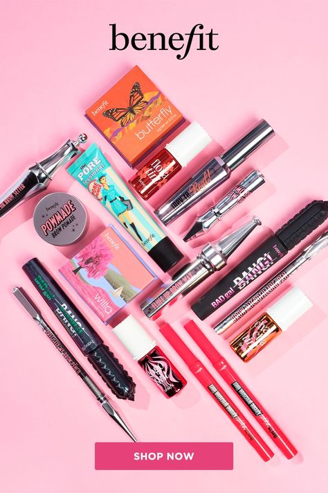 Whether you're a makeup novice or a seasoned artist, Benefit has the perfect versatile options for everyone. Explore the link in our bio and discover your new must-have makeup essentials. Elevate your beauty routine with Benefit! #MakeupMagic ✨💄 Bridesmaid Package, Benefit Products, Creating A Life I Love, Benefit Makeup, Sample Box, Favorite Makeup Products, Brow Pomade, Eye Mascara, Favorite Makeup