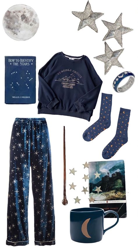 Starcore Clothing, Star Pjs Aesthetic, Starcore Outfit Ideas, Lunarpunk Outfit, Spacecore Outfits Aesthetic, Star Pajamas Aesthetic, Spacecore Fashion Aesthetic, Space Clothing Aesthetic, Astrocore Aesthetic Outfits