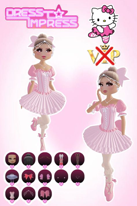 • 🏵️ • - #fyp #dti #dresstoimpress #dress #to #impress #roblox #dtiideas #aesthetic #outfitideas #dresstoimpressideas #idea #board #pin #robloxpin #robloxdti #robloxdresstoimpress Ballerina Dti Outfits Non Vip, Dti Outfit Idea Theme Ballerina, Dti Theme Ballerina, No Legs Dress To Impress Hack, Ballerina Dti Outfit, Dress To Impress Theme Ballerina, Dti Theme Pink, Dress To Impress Ballerina Theme, Ballerina Outfit Dress To Impress