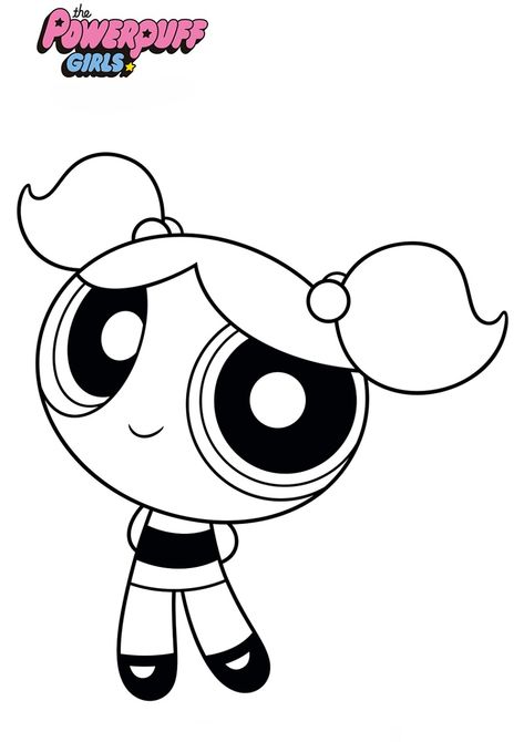 Powerpuff Girls Bubbles Coloring Pages | K5 Worksheets Bubbles From Powerpuff, Powerpuff Girls Coloring Pages, Character Coloring Pages, Girls Coloring Pages, Cartoon Kunst, Disney Drawings Sketches, Desen Realist, Easy Cartoon Drawings, Siluete Umane