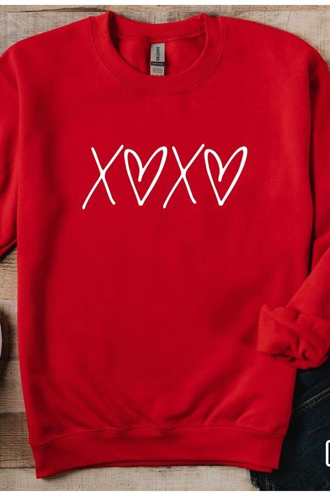 Valentine Sweatshirts For Women, Valentine’s Day Sweatshirt, Valentines Day Clothes, Valentines Clothes, Xoxo Sweatshirt, Valentines Hoodie, Valentines Sweater, Valentine Sweater, Valentines Shirts