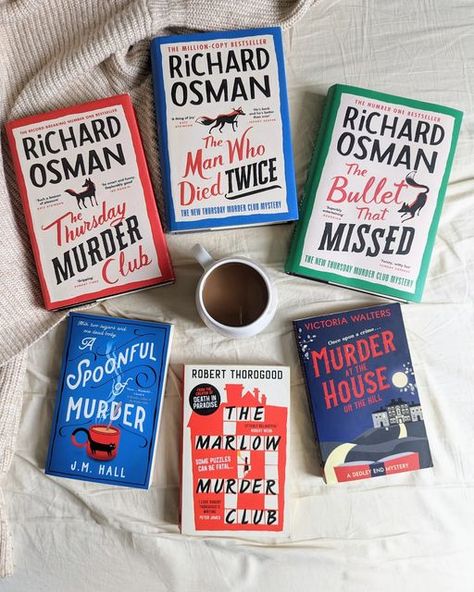 Cosy Mystery Books, Rainy Sunday Morning, Richard Osman, Cosy Mysteries, Detective Books, Rainy Sunday, Book Recs, Mystery Books, Mystery Book