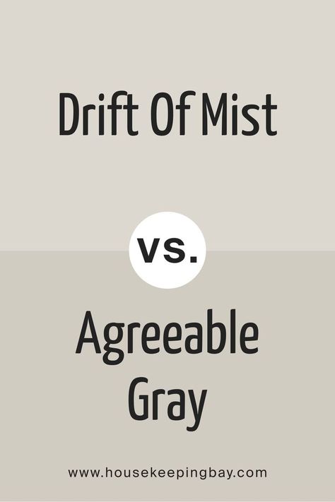 Drift of Mist vs Agreeable Gray by Sherwin Williams Balboa Mist Vs Agreeable Gray, Agreeable Gray Vs Drift Of Mist, Wherein Williams Agreeable Gray, Agreeable Gray Basement, Agreeable Gray Interior Doors, Drift Of Mist Bathroom, Drift Of Mist Sherwin Williams Cabinets, Agreeable Gray Bathroom Walls, Sw Agreeable Gray Exterior