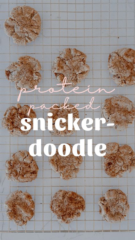 Protein Snickerdoodle Cookies Cookies With Filling, Honey Granola, Clean Snacks, Baby Recipes, Real Foods, Protein Brownies, Snickerdoodle Cookies, Peanut Butter Protein, Protein Cookies