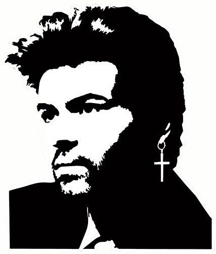 George Michaels FREE SVG Stencil Logo, Rock Band Logos, Beach Art Painting, Budget Crafts, Beatles Songs, Silhouette Stencil, Wood Burning Patterns, Mosaic Pattern, New Kids On The Block