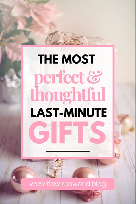 Perfect and thoughtful last-minute gift ideas for everyone on your list Mil Bday Gift, Last Minute Friend Gifts, Last Minute Best Friend Birthday Gifts, Last Minute Bday Gifts Friends, Last Minute Bday Gifts, Cheap Bday Gifts, Last Minute Birthday Gifts For Friends, Last Minute Birthday Gifts Diy, Quick Birthday Gifts Last Minute