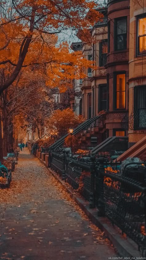 Brooklyn In Fall, Fall In Chicago Aesthetic, Fall Romance Aesthetic, Brooklyn Ny Aesthetic, Cinematic Illustration, Nyc Autumn, Fall Romance, Chicago Fall, Grid Game