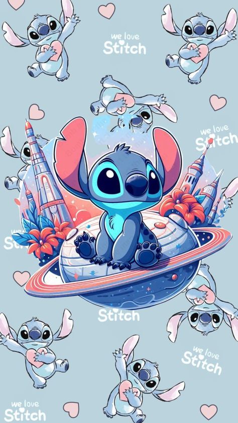 #stitch #welovestitch Disney Stitch Tattoo, Lilo And Stitch Tattoo, ليلو وستيتش, Tela Iphone, Stitch Tattoo, Pop Art Images, Whatsapp Wallpaper Cute, Lilo And Stitch Drawings, Angel Wallpaper