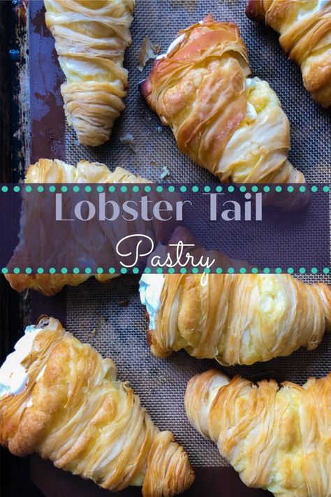 Lobster Tail Pastry, Sfogliatelle Recipe, Air Fryer Dinners, How To Make Lobster, Pastries Recipes Dessert, Cannoli Recipe, American Snacks, Lobster Recipes Tail, Easy Puff